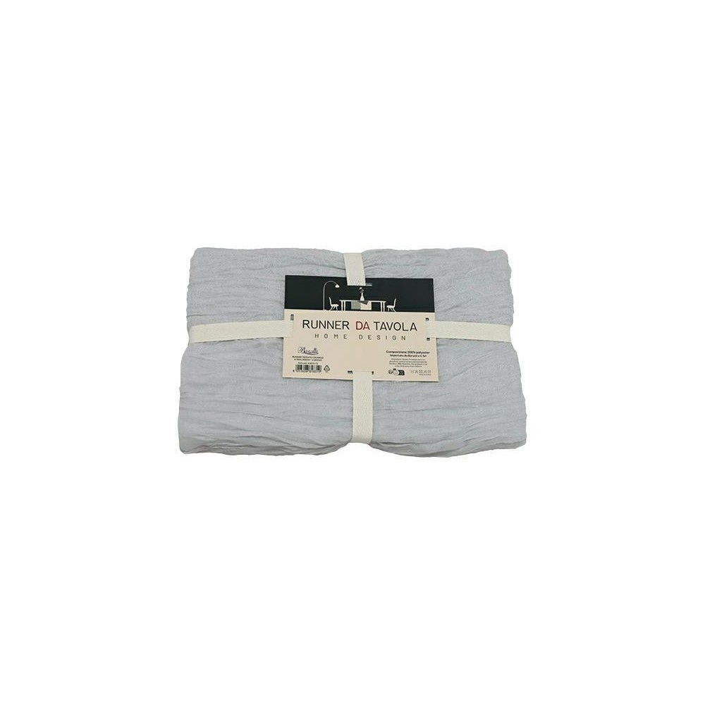 RUNNER CRUNKLE H90X300CM GRIGIO